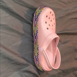 Pink girls crocband gallery clog
